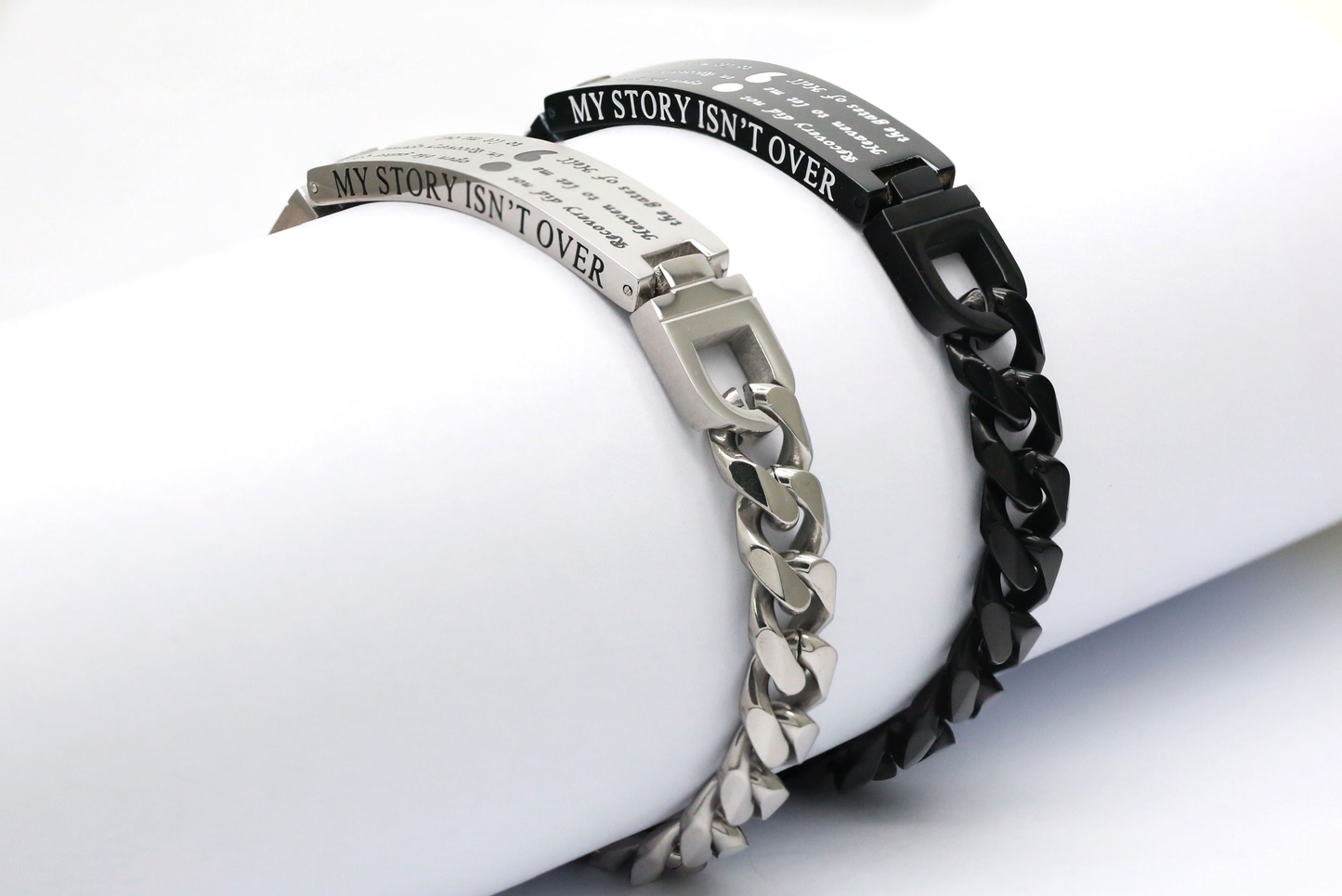 Mens “ my story isn’t over “ Recovery Bracelet