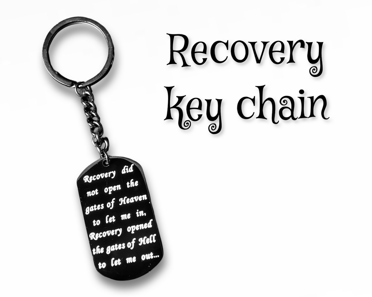 Recovery Star Keychain Recovery Key Chain – Savage Recovery Swag